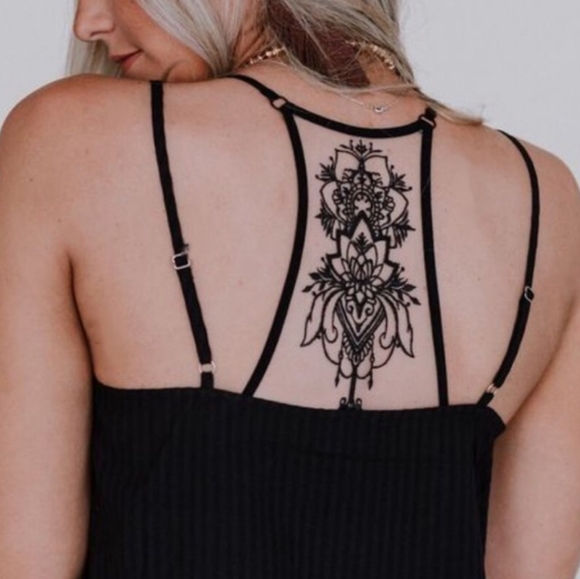 Tattoo Racerback Bralette - Picture 4 of 10